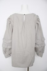 画像2: axes femme / パワショルデザインチュニック M グリーン Y-26-09-13-060-AX-TO-SZ-ZY (2)