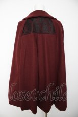 画像2: axes femme / クラシックケープコート  ワイン Y-26-09-13-073-AX-CO-SZ-ZY (2)