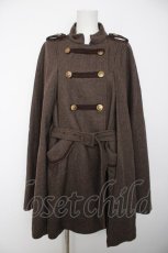 画像1: axes femme / ナポレオンマント風コート M 茶 Y-26-09-13-079-AX-CO-SZ-ZY (1)