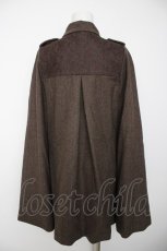 画像2: axes femme / ナポレオンマント風コート M 茶 Y-26-09-13-079-AX-CO-SZ-ZY (2)