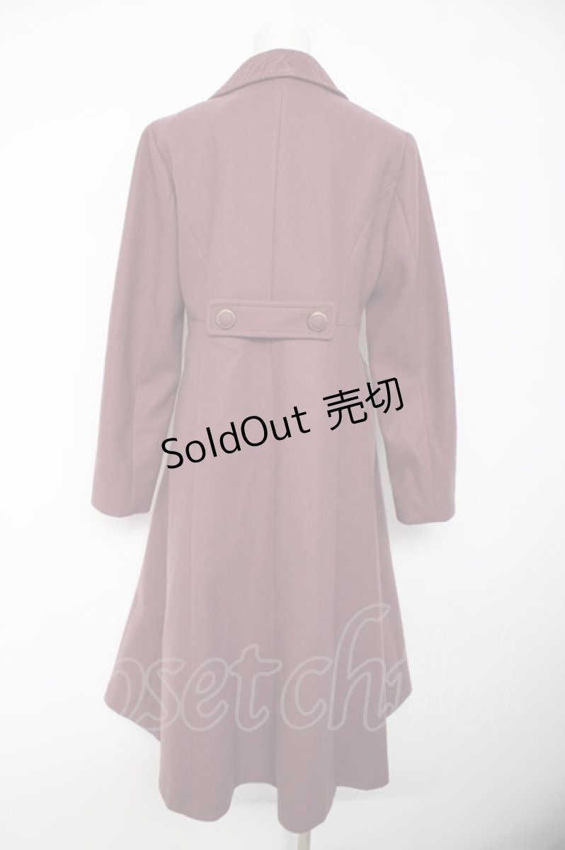 画像2: axes femme / クラシックロングコート M パープル Y-26-09-13-081-AX-CO-SZ-ZY (2)