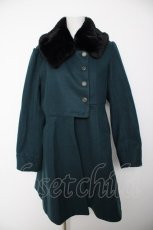 画像1: axes femme POETIQUE / アシメミリタリーコート  グリーン Y-26-09-13-087-AX-CO-SZ-ZY (1)