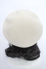 画像3: axes femme / ローズ刺繍ベレー 57.5cm 生成り Y-26-09-13-011-AX-AC-SZ-ZY (3)