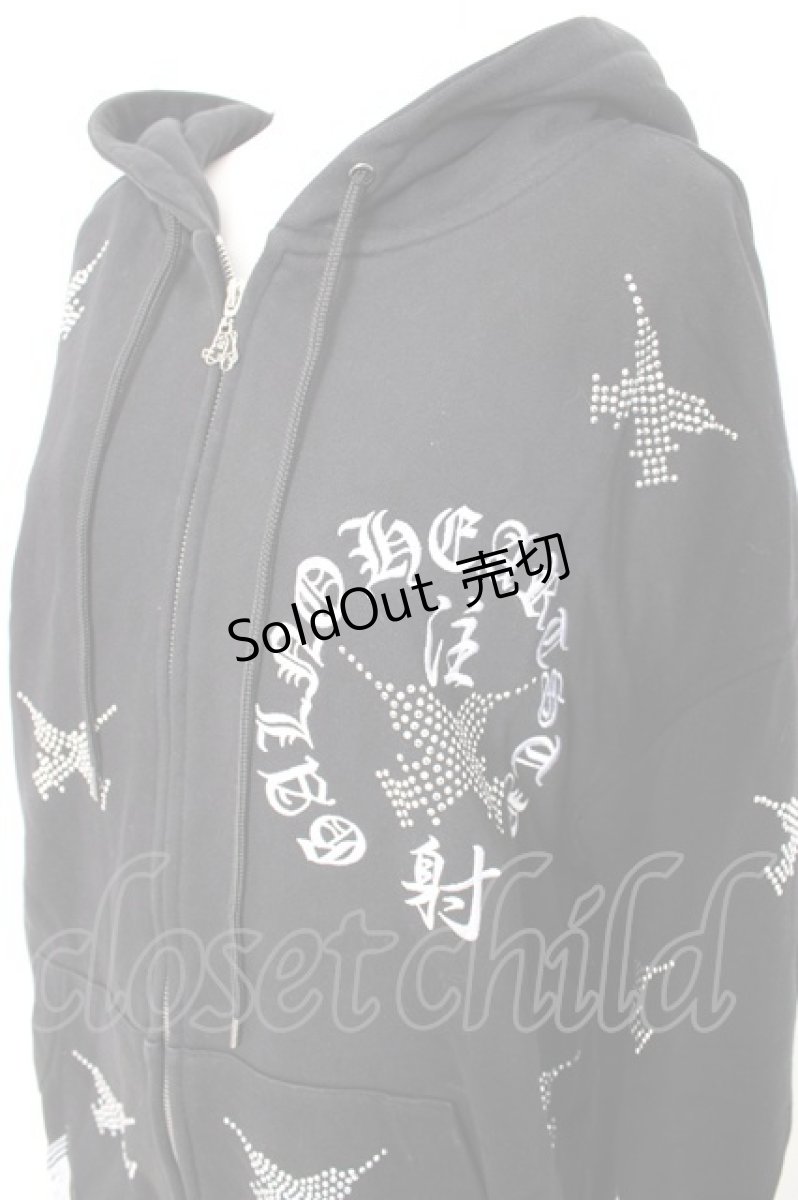 画像3: GALFY / ピカピカ注射器パーカー  黒 Y-26-09-13-020-PU-TO-SZ-ZY (3)