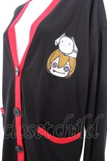画像3: NieR Clothing / 配色ニットカーディガン【MEIKO】 F 黒×赤 Y-26-09-13-024-PU-TO-SZ-ZY (3)