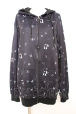 画像1: NieR Clothing / TYPOGRAPHY ZIP PARKA F 黒 Y-26-09-13-027-PU-TO-SZ-ZY (1)