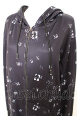 画像3: NieR Clothing / TYPOGRAPHY ZIP PARKA F 黒 Y-26-09-13-027-PU-TO-SZ-ZY (3)