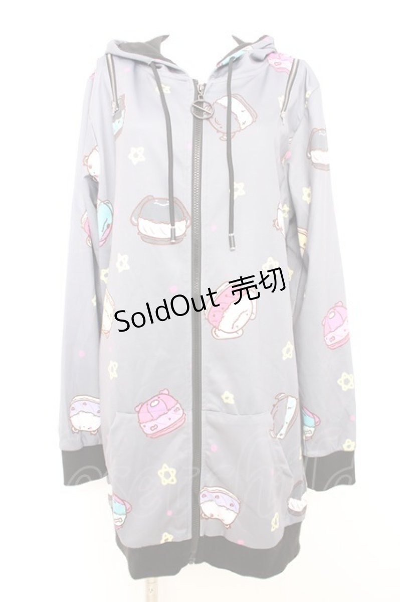 画像1: NieR Clothing / 2WAY OFF-ShoulderZIP OUTER F MACARON/グレー Y-26-09-13-029-PU-TO-SZ-ZS (1)