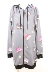 画像1: NieR Clothing / 2WAY OFF-ShoulderZIP OUTER F MACARON/グレー Y-26-09-13-029-PU-TO-SZ-ZY (1)