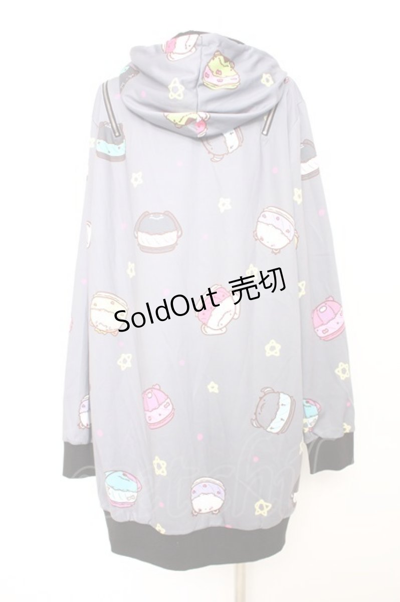 画像2: NieR Clothing / 2WAY OFF-ShoulderZIP OUTER F MACARON/グレー Y-26-09-13-029-PU-TO-SZ-ZS (2)