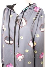 画像3: NieR Clothing / 2WAY OFF-ShoulderZIP OUTER F MACARON/グレー Y-26-09-13-029-PU-TO-SZ-ZY (3)