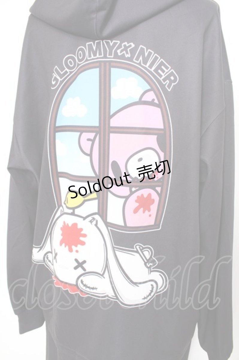 画像3: NieR Clothing / グル~ミ~×NIERコラボデザインSET-UP F 黒 Y-26-09-13-030-PU-JA-SZ-ZS (3)