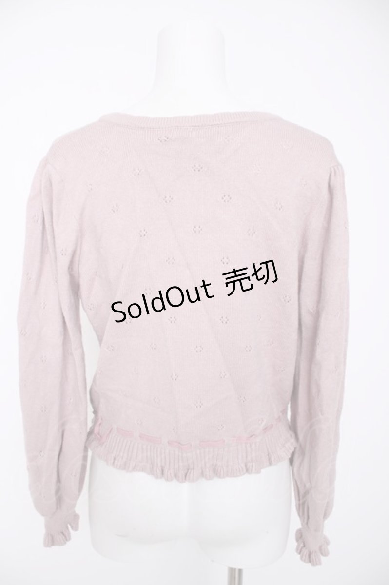 画像2: axes femme kawaii / Rosy Bearニットカーデ M ピンク Y-26-09-14-059-AX-TO-SZ-ZY (2)