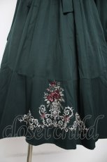 画像3: axes femme / フラワー刺繍連釦ワンピース F グリーン Y-26-09-14-083-AX-OP-SZ-ZY (3)