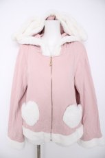 画像1: Amavel / FLUFFY YUMMY SOUVENIRポンチョパーカー F ピンク Y-26-09-14-105-CA-TO-SZ-ZY (1)