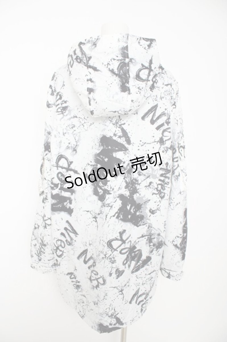 画像2: NieR Clothing / 防寒 WHITE CRASH LONG OUTER  白 Y-26-09-14-121-PU-CO-SZ-ZS (2)