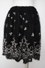 画像2: axes femme / 蝶々刺繍チュールスカート M 黒 Y-26-09-14-129-AX-SK-SZ-ZY (2)