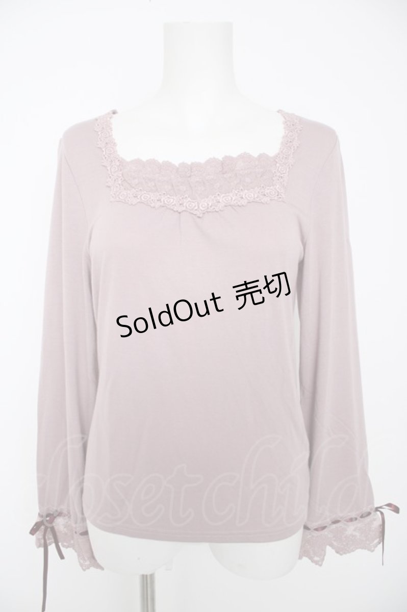 画像1: axes femme / 袖口レースインナー M ピンク Y-26-09-14-022-AX-TO-SZ-ZY (1)