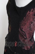 画像3: Ozz oneste / チャイナメッシュ切り替えベスト  黒 Y-26-09-16-074-OO-TO-SZ-ZY (3)