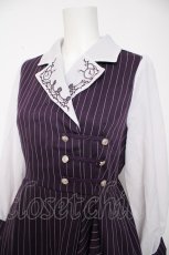 画像3: axes femme / 薔薇×時計刺繍ドッキングワンピース M パープル Y-26-09-16-095-AX-OP-SZ-ZY (3)