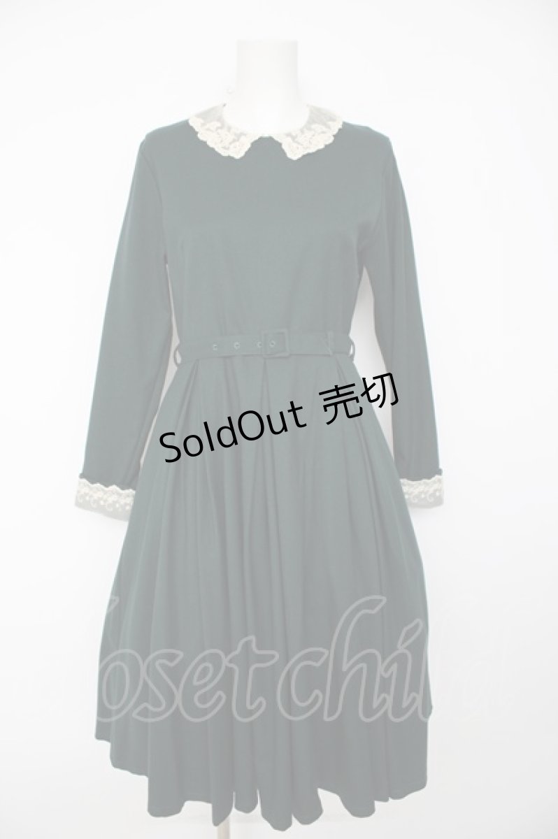画像1: an another angelus / ベルト付きワンピース F グリーン Y-26-09-16-098-CA-OP-SZ-ZY (1)