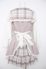 画像2: LIZ LISA / レースエプロン風カシュクールワンピース 0 ピンク Y-26-09-16-102-LO-OP-SZ-ZY (2)