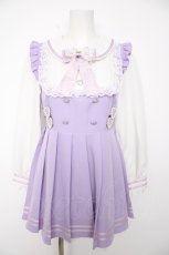 画像1: DearMyLove / ドッキングジャンスカ風ワンピース M ラベンダー Y-26-09-16-104-GO-OP-SZ-ZY (1)