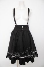 画像1: CHIP CLIP / Wonder Tea Party/サスペンダー付きスカート L 黒 Y-26-09-16-111-LO-SK-SZ-ZY (1)