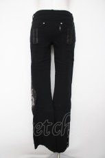 画像2: Ozz Croce / 龍刺繍フレアパンツ  黒 Y-26-09-16-118-OO-PA-SZ-ZY (2)