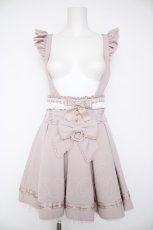 画像1: LIZ LISA / ラッフルサスペンダー付スカート 0 ピンク Y-26-09-16-129-LO-SK-SZ-ZY (1)