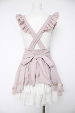 画像2: LIZ LISA / ラッフルサスペンダー付スカート 0 ピンク Y-26-09-16-129-LO-SK-SZ-ZY (2)