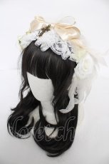 画像1: Anges et Demons / 羽根×レースカチューシャ  白 Y-26-09-16-030-GO-AC-SZ-ZY (1)