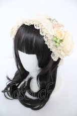 画像1: Anges et Demons / コサージュヘッドドレス  生成り Y-26-09-16-031-GO-AC-SZ-ZY (1)