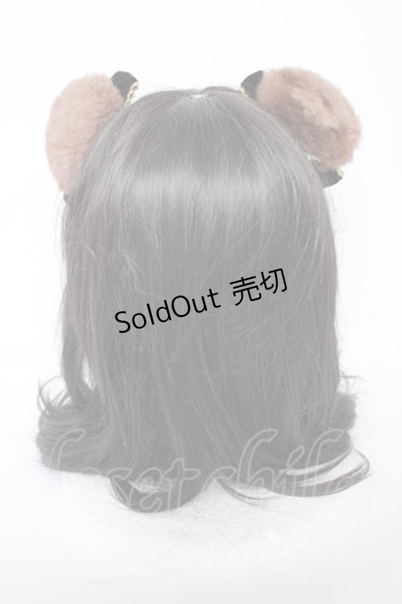 画像2: Angelic Pretty / おめかしBearくまみみクリップ  黒 Y-26-09-16-037-AP-AC-SZ-ZY (2)