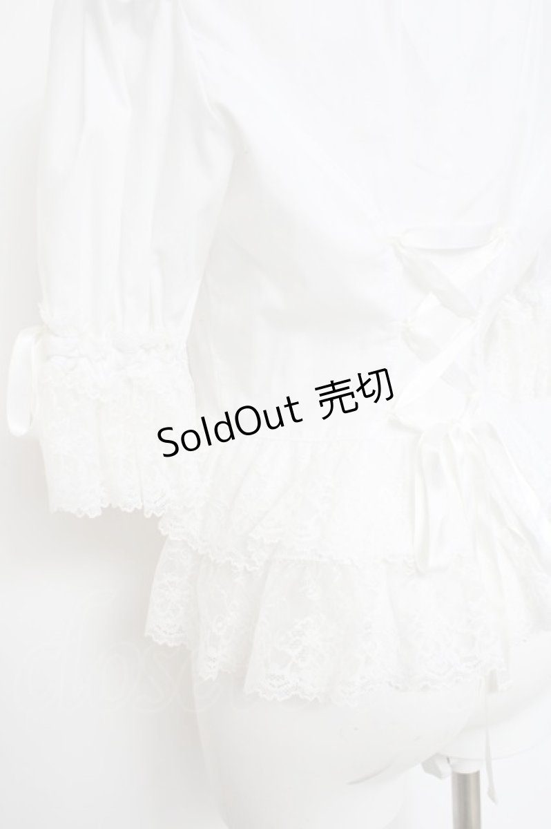 画像3: metamorphose / ラッセルレースブラウス  白 Y-26-09-17-035-ME-BL-SZ-ZY (3)