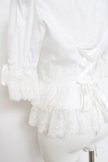 画像3: metamorphose / ラッセルレースブラウス  白 Y-26-09-17-035-ME-BL-SZ-ZY (3)