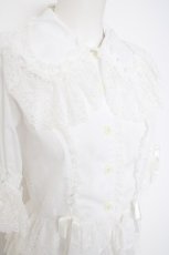 画像4: metamorphose / ラッセルレースブラウス  白 Y-26-09-17-035-ME-BL-SZ-ZY (4)