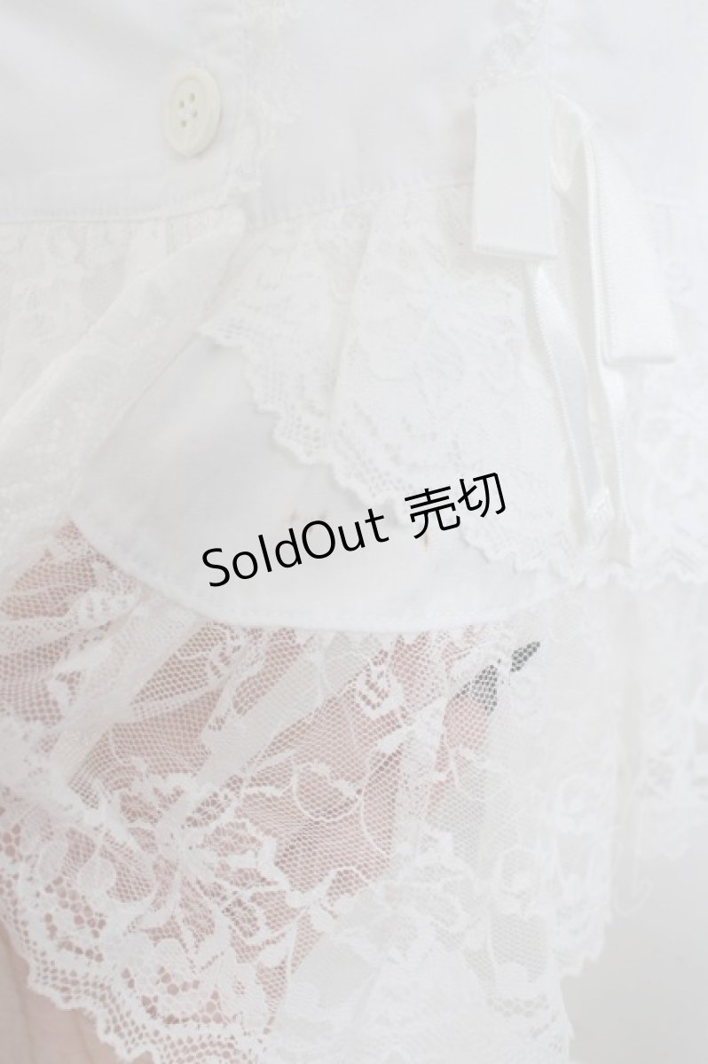画像6: metamorphose / ラッセルレースブラウス  白 Y-26-09-17-035-ME-BL-SZ-ZY (6)