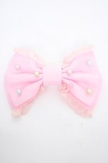 画像1: Angelic Pretty / カラフルパールバレッタ  ピンク Y-26-09-17-006-AP-AC-SZ-ZY (1)