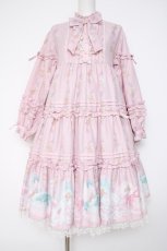画像1: Angelic Pretty / 夢見るTiny Bearワンピース  ピンク Y-26-09-17-054-AP-OP-SZ-ZY (1)
