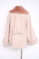 画像2: Leur Getter / タックトリミングショートコート M ピンクベージュ Y-26-09-17-059-LU-CO-SZ-ZY (2)