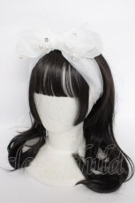 画像1: Angelic Pretty / Partyリボンヘアバンド  白 Y-26-09-17-017-AP-AC-SZ-ZY (1)