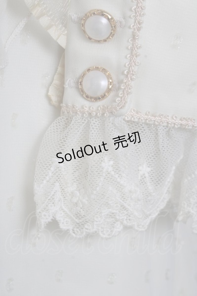 画像7: BABY,THE STARS SHINE BRIGHT / Junoの祝福 Dot chiffonワンピース  生成り Y-26-09-18-055-BA-OP-SZ-ZY (7)