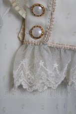 画像7: BABY,THE STARS SHINE BRIGHT / Junoの祝福 Dot chiffonワンピース  生成り Y-26-09-18-055-BA-OP-SZ-ZY (7)