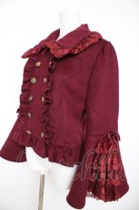 画像3: ATELIER PIERROT / Alettaショートコート  ワイン Y-26-09-18-067-EL-CO-AS-ZY (3)