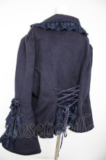 画像4: ATELIER PIERROT / Alettaショートコート 3 紺 Y-26-09-18-068-EL-CO-SZ-ZY (4)