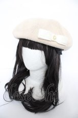 画像1: m petit by misako / NINA'S AM カメオベレー  淡薄橙 Y-26-09-18-012-LO-AC-SZ-ZY (1)