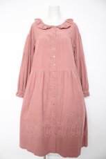 画像1: PINK HOUSE / コーデュロイワンピース  ピンク Y-26-09-20-055-LO-OP-AS-ZY (1)