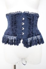 画像1: ATELIER PIERROT / Frill Short Corset コルセット F ネイビー Y-26-09-20-076-EL-TO-SZ-ZY (1)