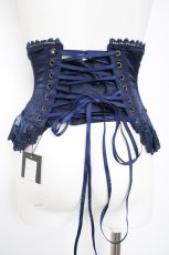 画像2: ATELIER PIERROT / Frill Short Corset コルセット F ネイビー Y-26-09-20-076-EL-TO-SZ-ZY (2)